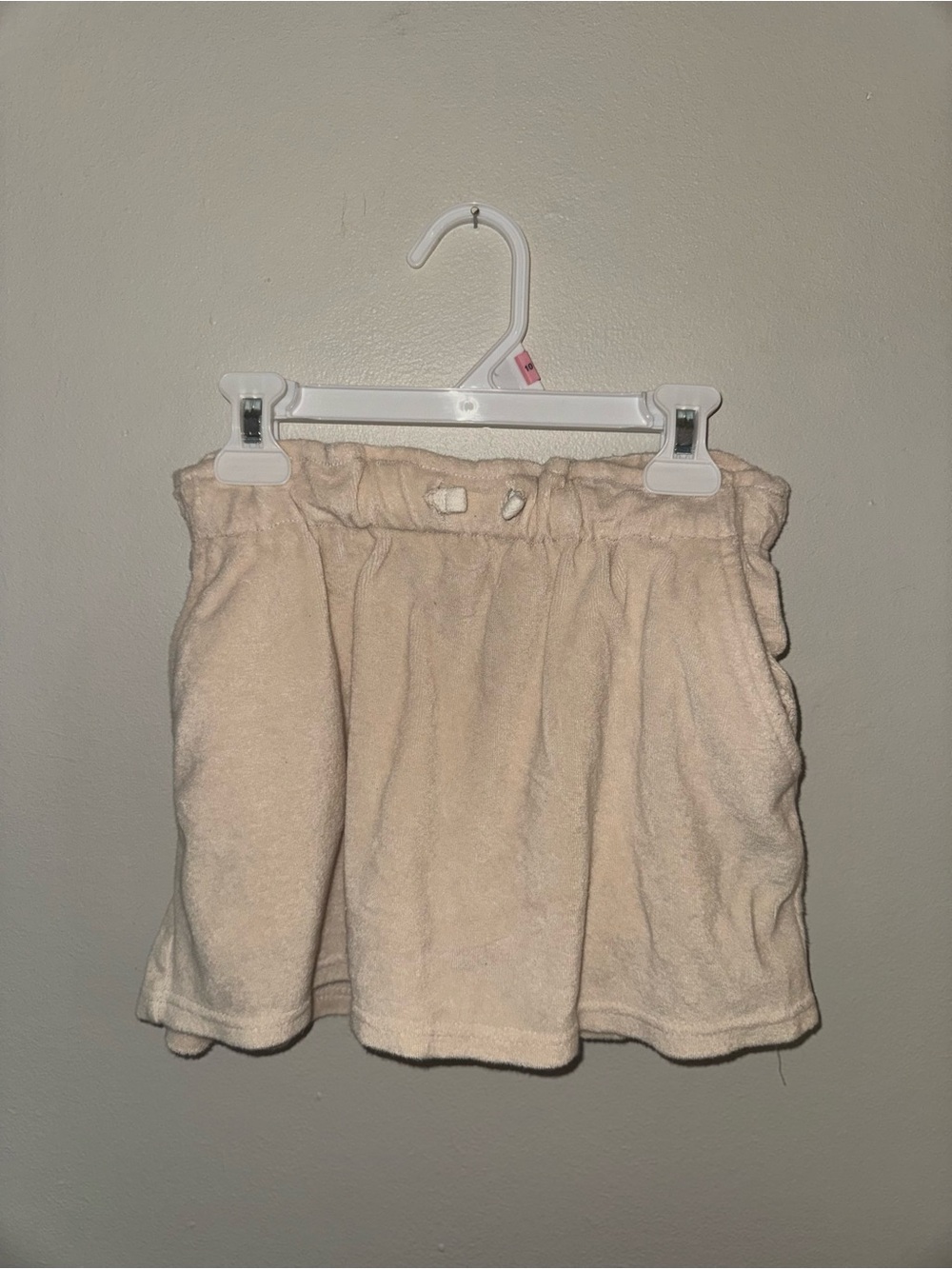 Like new, cat & Jack, girls terry cloth skort, size 10/12 large